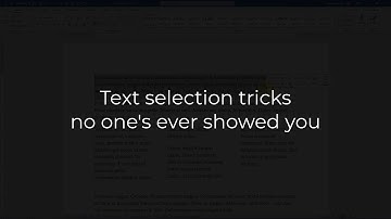 Text selection tricks no one