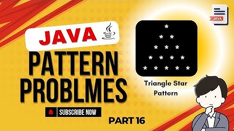 How to Make Triangle Star Pattern In Java (For Beginner)
