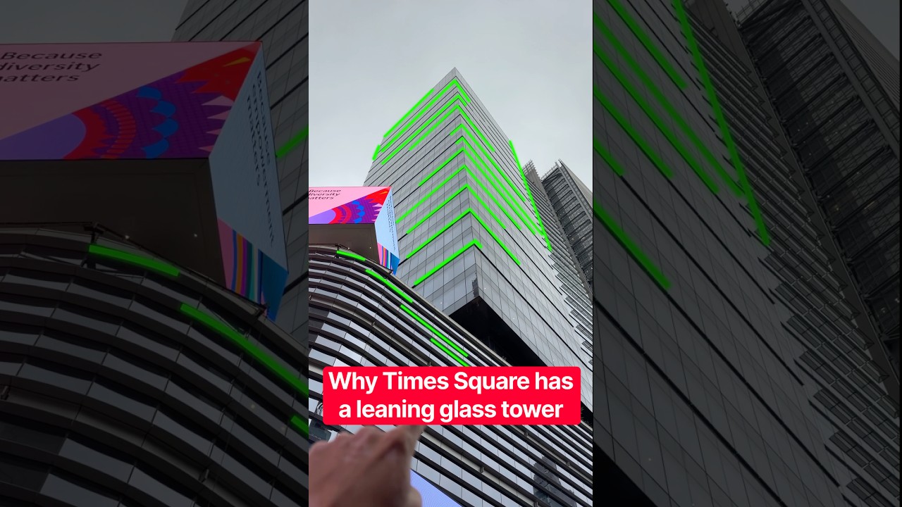 What Holds Eleven Times Square’s Leaning Glass Steady