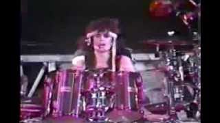 TOMMY LEE Drum Solo  Motley Crue Girls Girls Girls Tour 1987