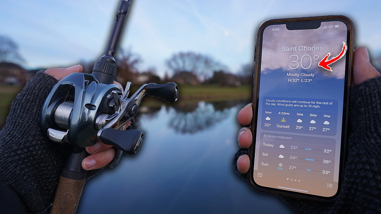 Fishing for BIG Bass in FRIGID Cold Water! (Nearly FROZEN…)