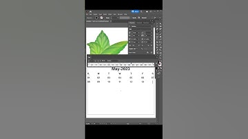 Calendar Design Using Tab Ruler Illustrator Technique || Adobe Shorts