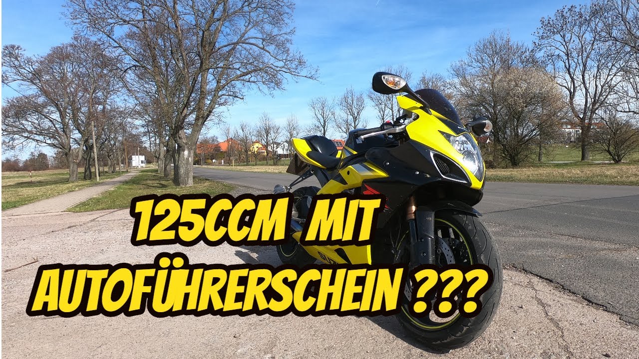 Wann Darf Man Mit 125ccm Führerschein Anfangen 125er fahren mit B Führerschein - YouTube