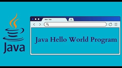 Lecture 1  Java Hello World Program