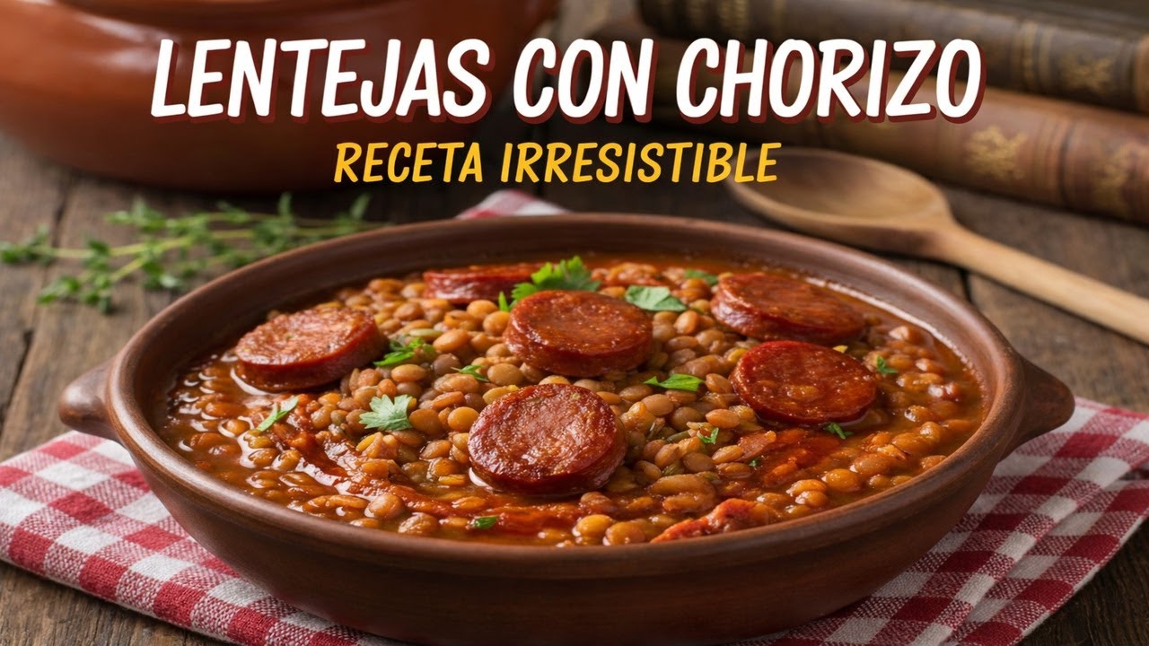 Lentejas con Chorizo que te harán repetir plato.