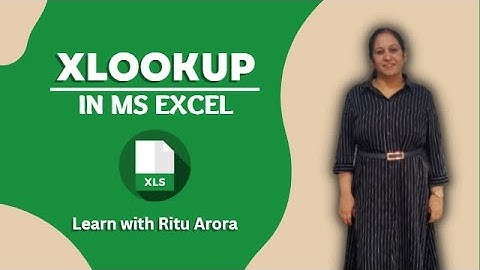 Excel: Searching Data in Array of Data using XLOOKUP Formula | Learn with Ritu Arora