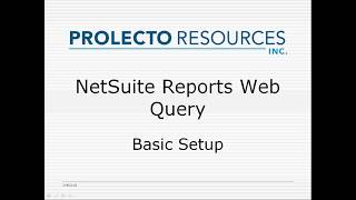 How To: Connect NetSuite Reports to Excel Web Query