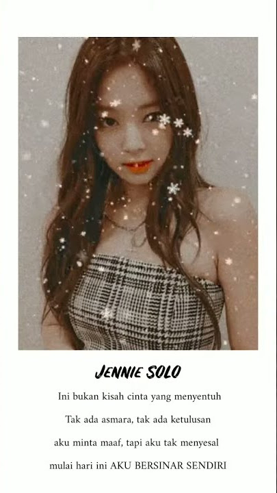 Literasi 30 detik (Jennie SOLO)