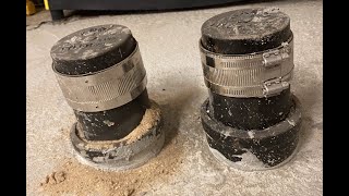 How to properly connect No Hub to Hub and Spigot joint using oakum and lead.