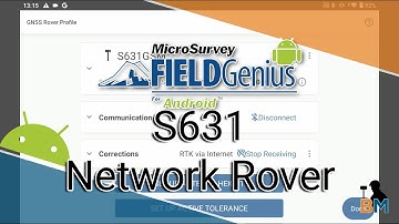 FieldGenius for Android: S631 Network Rover w/ Internal GSM | Bench Mark