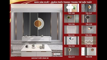 BST42 | TOP 10 MẪU TRANH DÁN TƯỜNG 3D PHONG CÁCH HIỆN ĐẠI I TRANH 3D TÙNG DƯƠNG.