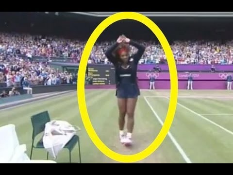 Serena Williams crip walking london olympics 2012 ? - YouTube