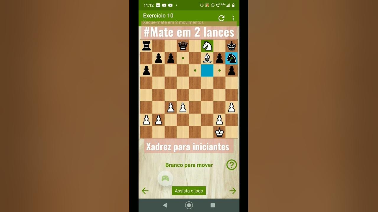 Xeque-mate em DOIS LANCES?! #xadrez #chess #aprenderxadrez