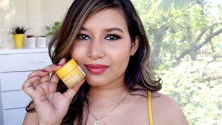 How I Prep My Lips For Lipstick &amp; Swatches | NEW LANEIGE  Mango Lip Sleeping Mask | Sonal Sagaraya