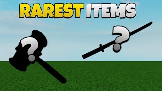 The rarest weapons in Beat Up Dummies Simulator..