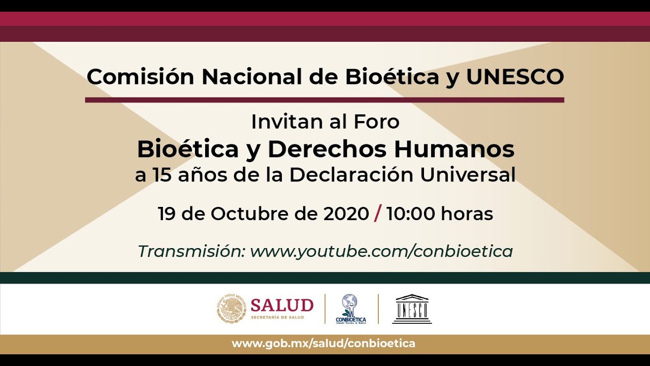 FORO Bioética y Derechos Humanos a 15 años de la Declaración Universal