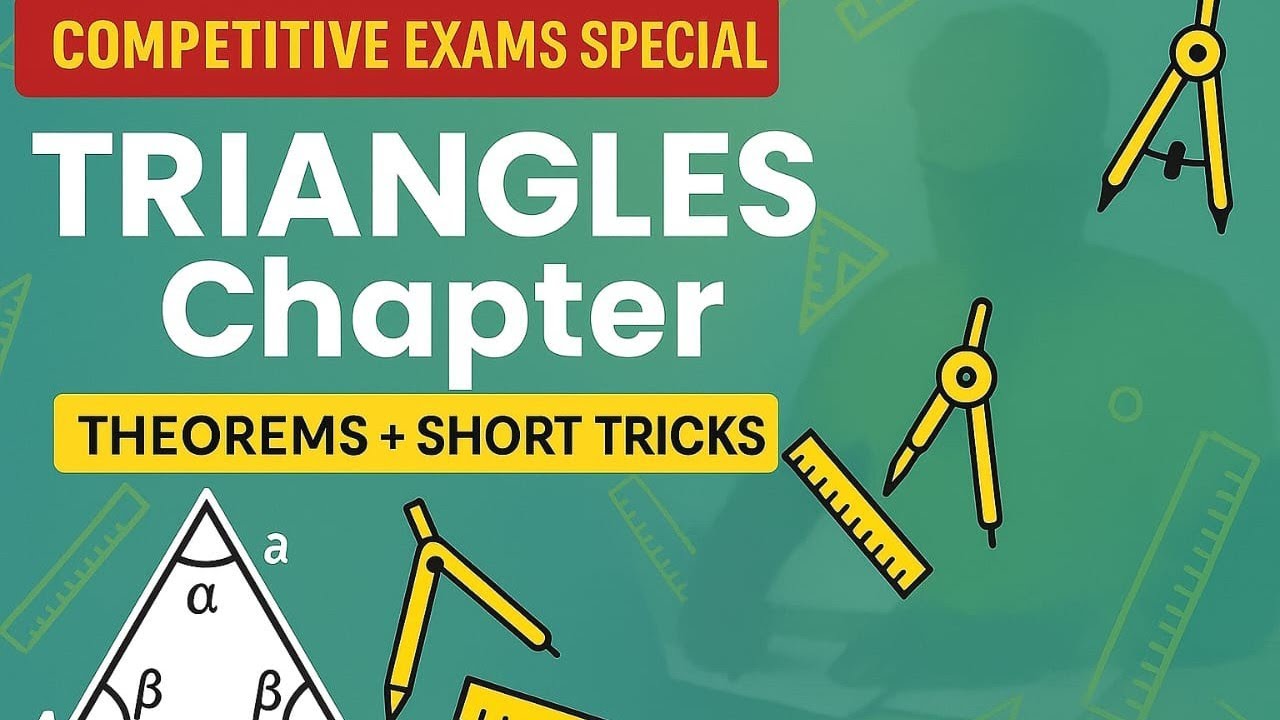 Triangle Complete Chapter | Math Short Tricks by Neeraj Sir | RRB ALP ...