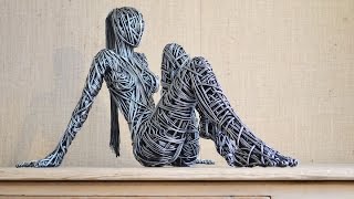 15+ Of The Most Beautifully Twisted Wire Sculptures | how to make wire sculptures