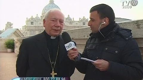 Il saluto a Benedetto XVI da parte del cardinale F...