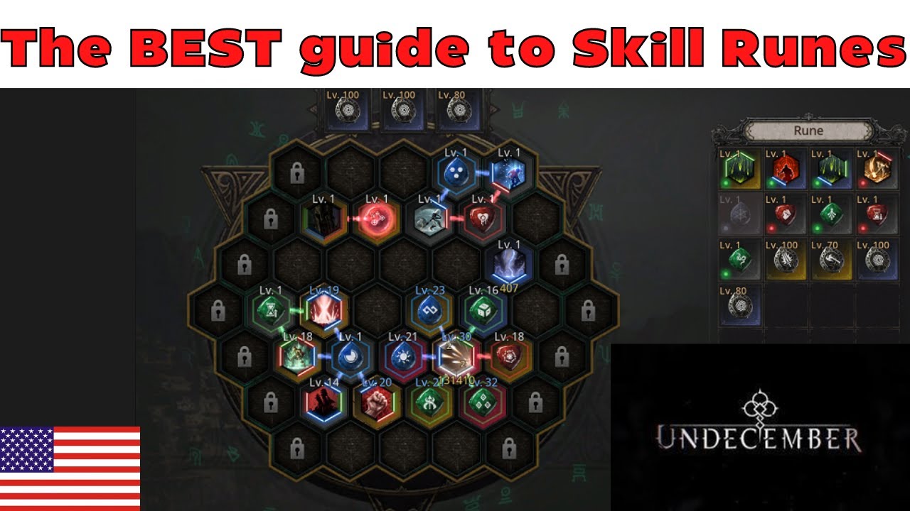 Undecember 🎇 Skill Runes and Link Runes Beginner Guide 