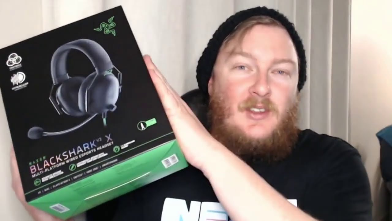 Razer Blackshark V2 X Unboxing - YouTube