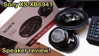 Sony XS XB6941 4-Way Extra Bass Coaxial speakers for cars review and sound test