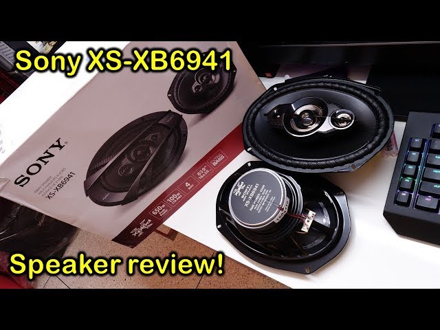 Sony XS XB6941 4-Way Extra Bass Coaxial speakers for cars review