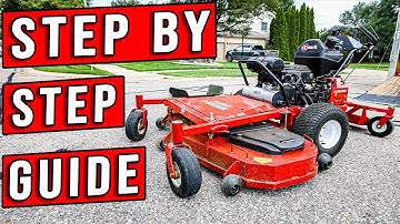 How To Operate A Walk Behind Mower (Step By Step Tutorial)