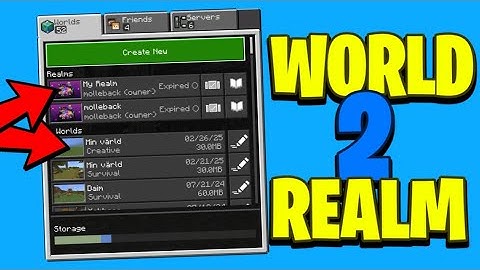HOW TO UPLOAD A WORLD INTO A REALM! (Tutorial) Minecraft