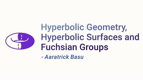 Hyperbolic Geometry, Hyperbolic Surfaces & Fuchsian Groups | Aaratrick Basu | B. Math, 3rd year