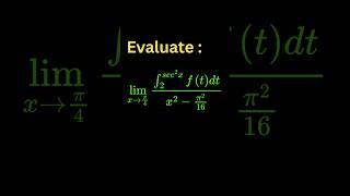 Limit Trick Using Definite Integral 😱 | L'Hôpital Rule Shortcut | JEE Maths #Shorts
