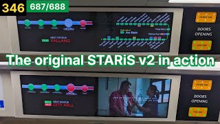 [Old STARiS format and announcements] SMRT KSF C151B (687/688) on EWL on June 2026