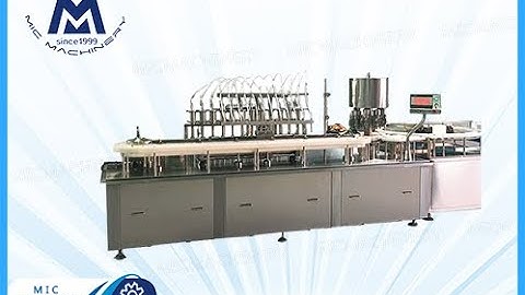high speed Syrup Filling Machine: How Machine Fill syrup Into the Bottle And Cap It Automatically.