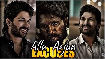 Excuses Ft. Allu Arjun ❤️ | Ap Dhillon Excuses | Allu Arjun status | #alluarjun #apdhillon #shorts