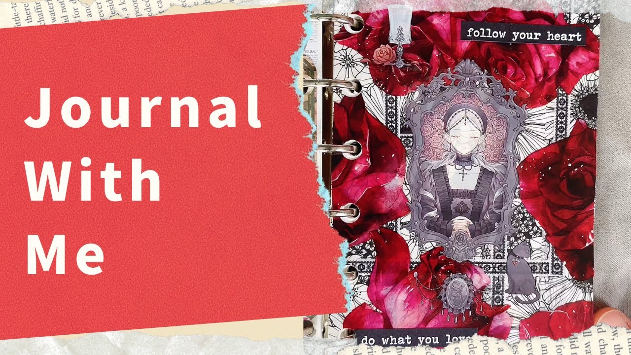 Journal with me Vintage Journal Art journal Scrapbooking