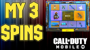 MY SPINS FOR SPACE STATION LUCKY DRAW IN CALL OF DUTY MOBILE CODM COD MOBILE