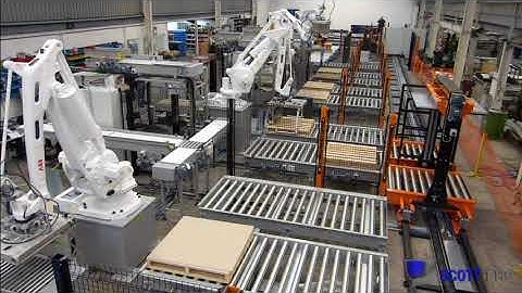 072 Robotic Palletizer - Multi line-Multi products by www.phsinnovate.com