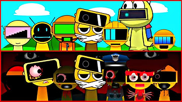 Incredibox Sprunki - Every Garnold Singing Together (Retake, Sprunout, Sprunksters But, Pyramixed)
