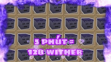 Cách bug 5 phút = 128 đầu wither ( 100% thành công ) |blockman go|