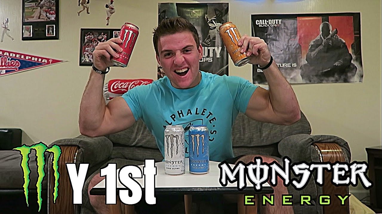 Drinking Monster Energy Drink For The First TIme!!! YouTube
