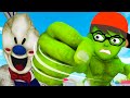 Giant Nick Hulk Save Tani Love Story - Scary Teacher 3D Family Ice Scream Happy Ending