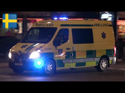 Ambulans 35-9410 Renault Master Järfälla utryckning [SE | 10.2015]