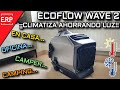 ECOFLOW WAVE 2 / AIRE ACONDICIONADO y Calefacción ¡¡DONDE QUIERAS!! Ahorra en la FACTURA de Luz