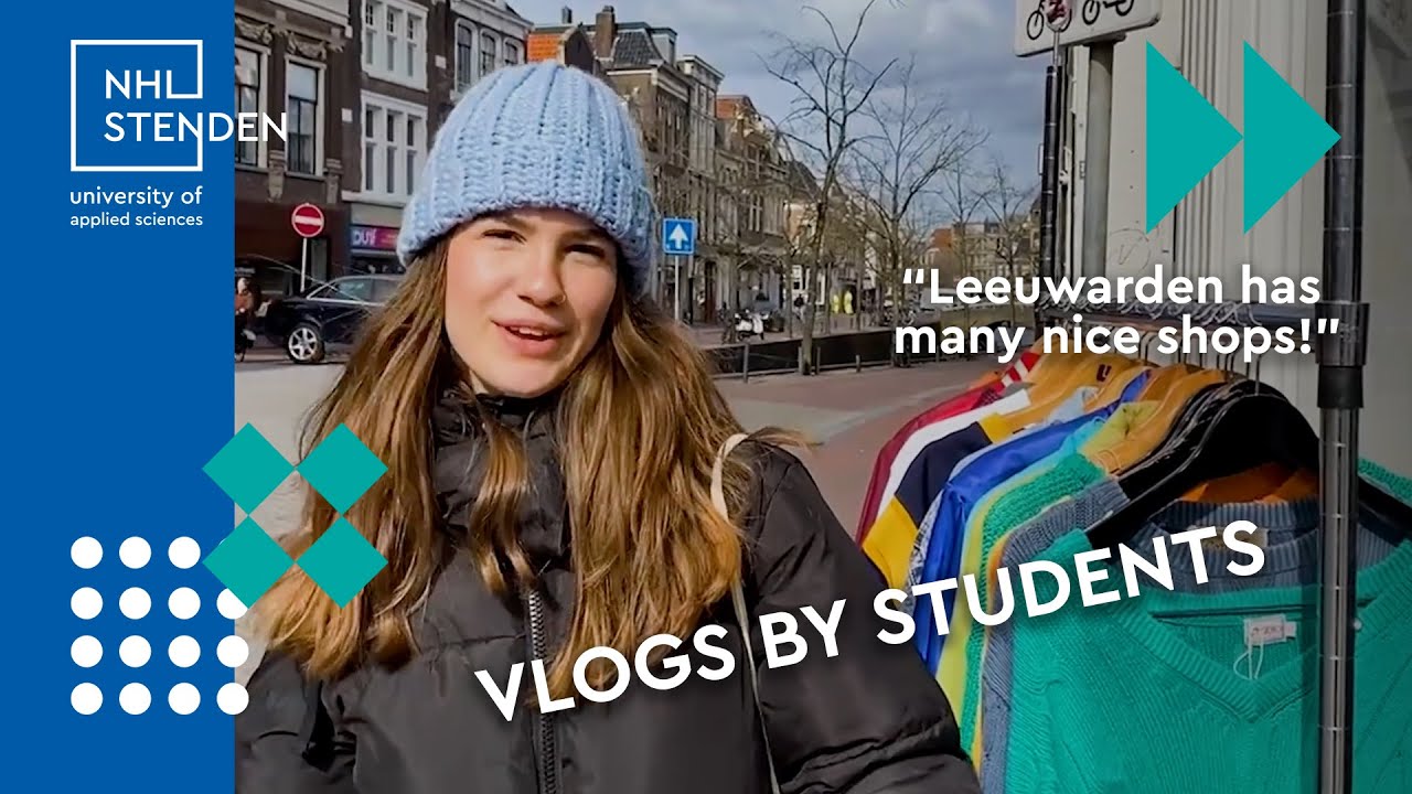 Day in a life vlog of Nina - Creative Business student in Leeuwarden, the Netherlands