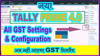 New Tally Prime 4.0 | GST Details Settings in Tally Prime 4.0 | GST Returns in Tally Prime 4.0 screenshot 5