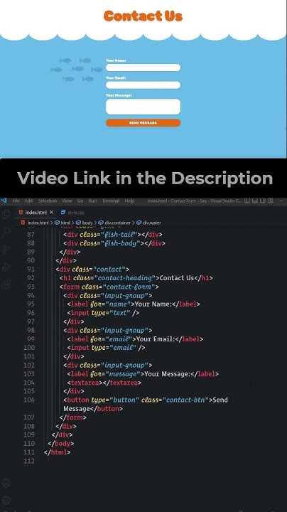 Animated Contact Form with HTML and CSS / CSS Animations / CSS ...
