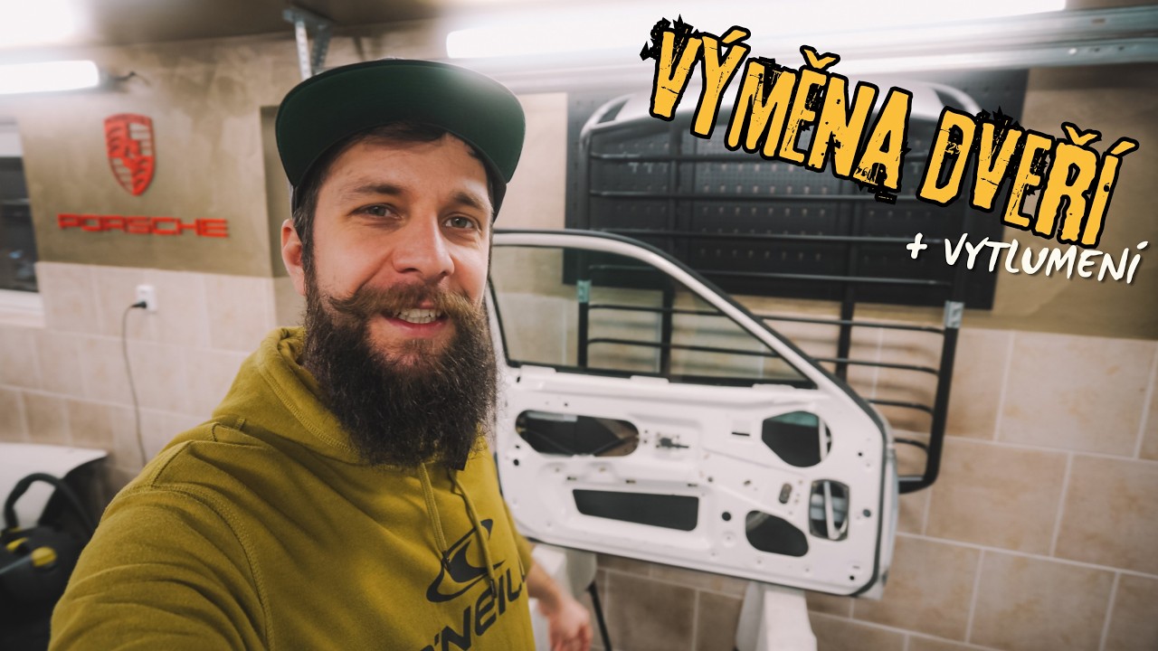 #032 - Výměna dveří, tlumení a přestavba | Porsche 924 Safari