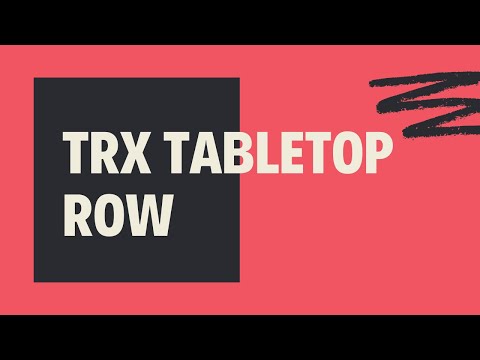 TRX Tabletop Row