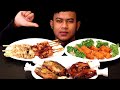 CHICKEN LEG FRY | SPICY CHICKEN ROLL | TIKKA | EATING SHOW