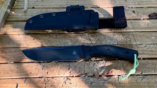 Sitivien ST22 154CM test #knifetest #knifestuffwedo #knifereview #sitivien #budgetknives #fixedblade